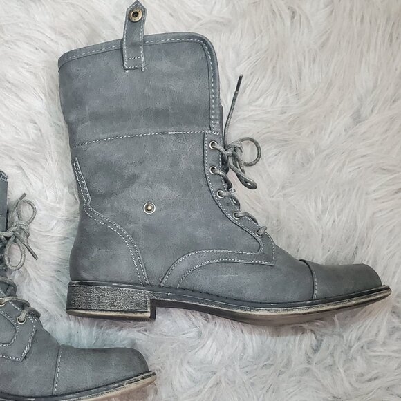 JustFab Elenora Ankle Booties Sz 7.5 - Picture 2 of 4